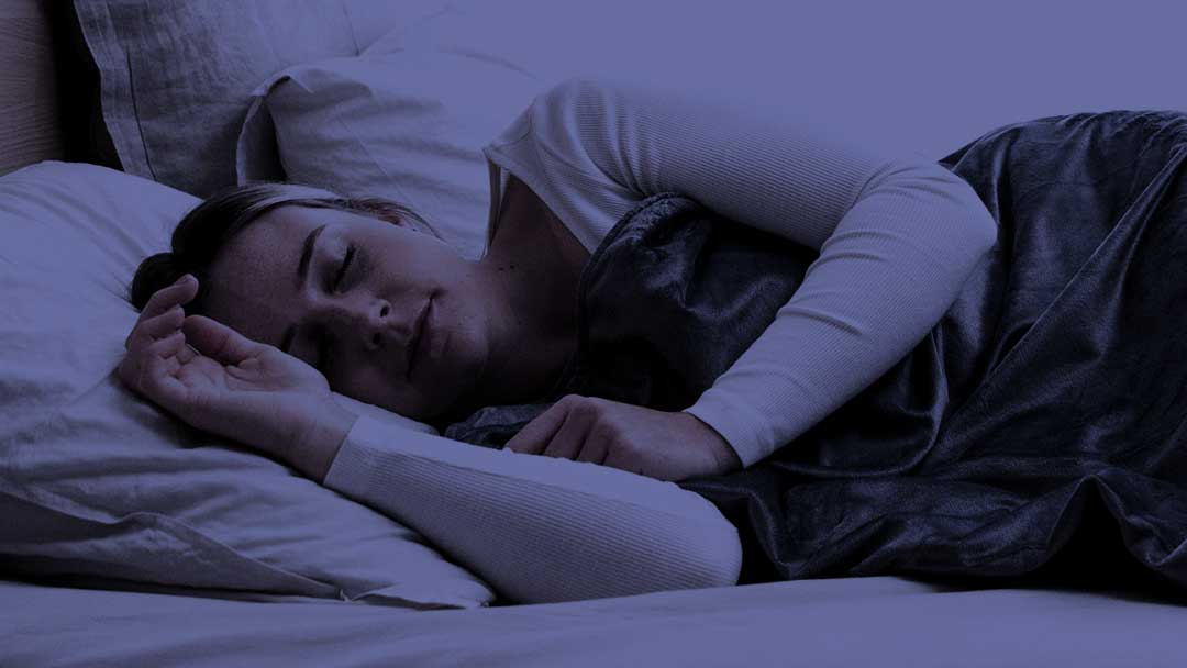 Woman sleeping peacefully